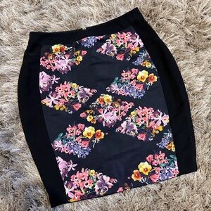 Ted Baker Lost Gardens Diamond Floral Pencil Skirt